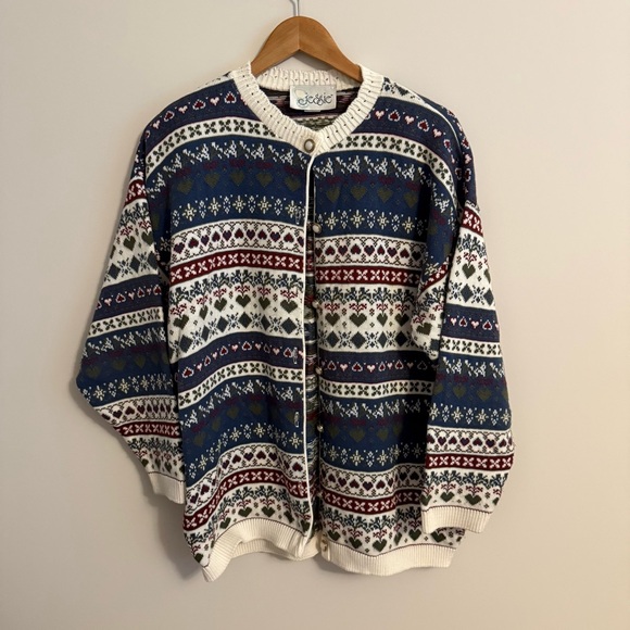 VINTAGE JESSIE KNIT CARDIGAN - Picture 2 of 9